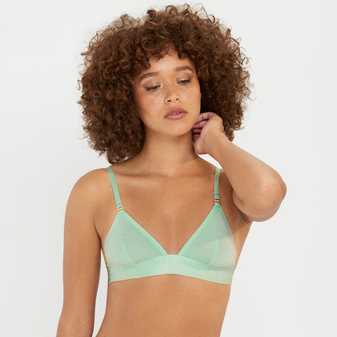 Lulu Eco Bamboo Non Wired Bra Mint