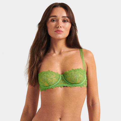 Audrey Bra Forest Green