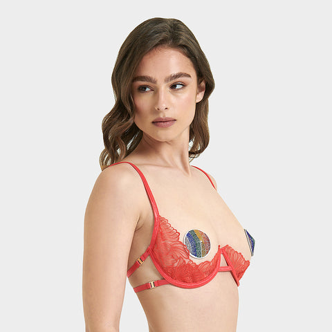 Pride Nipple Pasties Rainbow